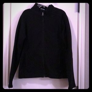 Black fleece jacket